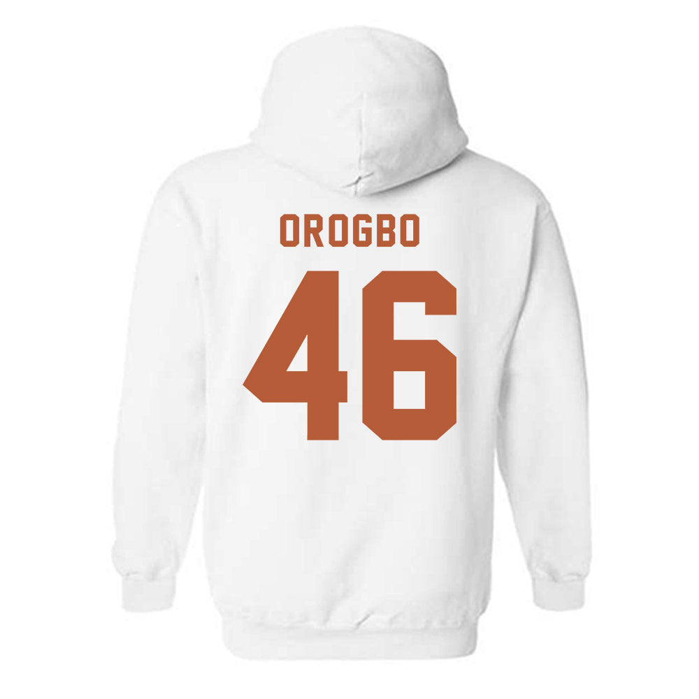 Texas - NCAA Football : Olalekan Orogbo - Classic Shersey Hooded Sweatshirt-1