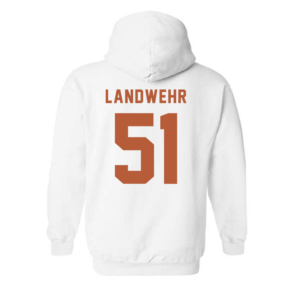 Texas - NCAA Football : Marshall Landwehr - Classic Shersey Hooded Sweatshirt-1