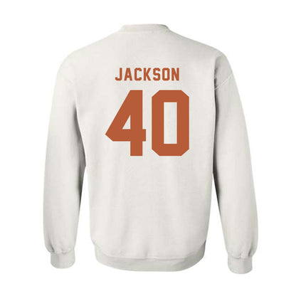 Texas - NCAA Football : Lance Jackson - Classic Shersey Crewneck Sweatshirt-1