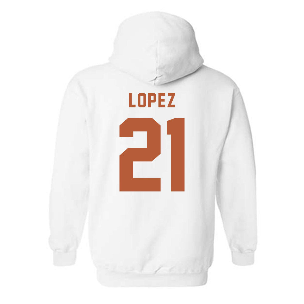 Texas - NCAA Women's Soccer : Antonette lopez - Classic Shersey Hooded Sweatshirt-1