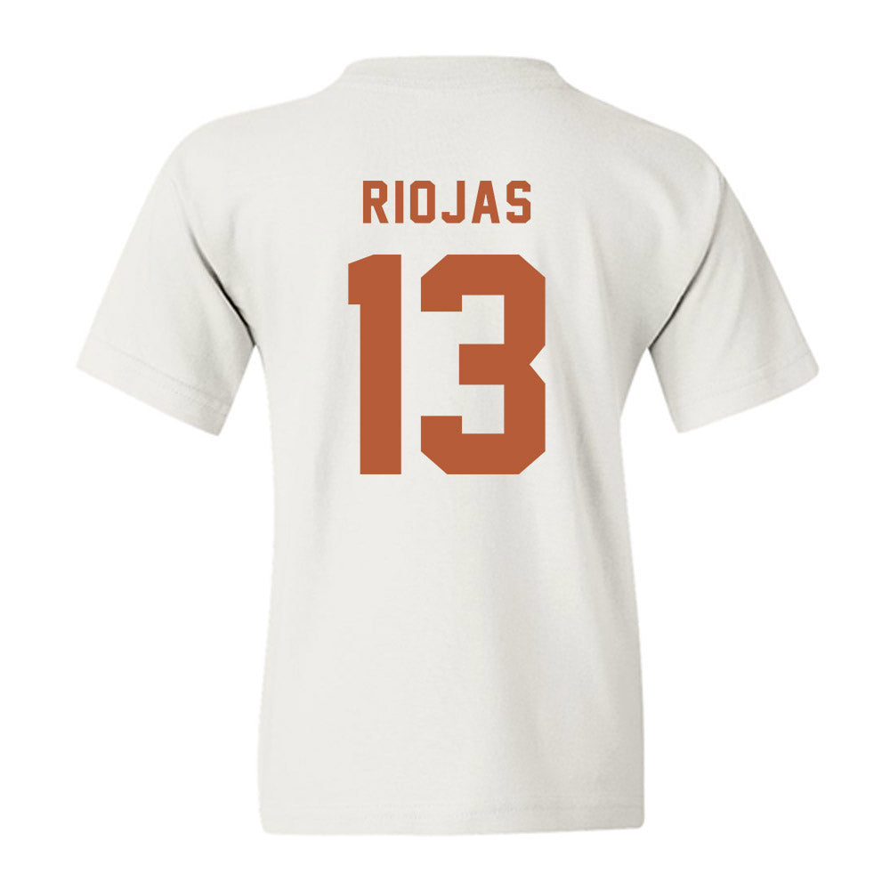 Texas - NCAA Baseball : Ruger Riojas - Classic Shersey Youth T-Shirt-1