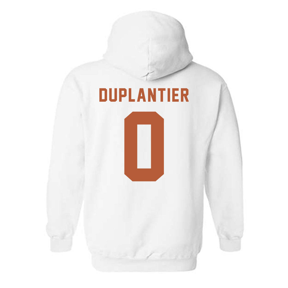 Texas - NCAA Baseball : Jayden Duplantier - Classic Shersey Hooded Sweatshirt-1