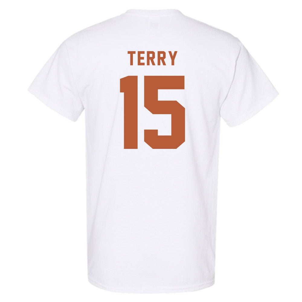 Texas - NCAA Football : Justus Terry - Classic Shersey T-Shirt-1