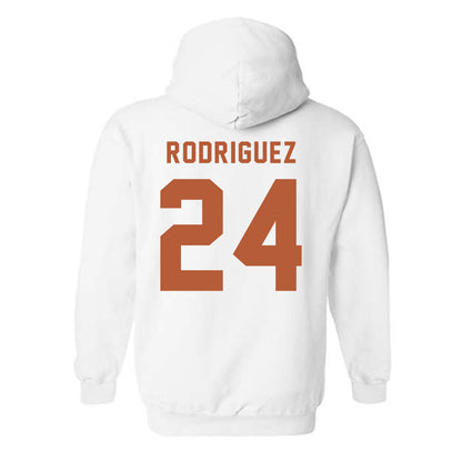 Texas - NCAA Baseball : Adrian Rodriguez - Classic Shersey Hooded Sweatshirt-1