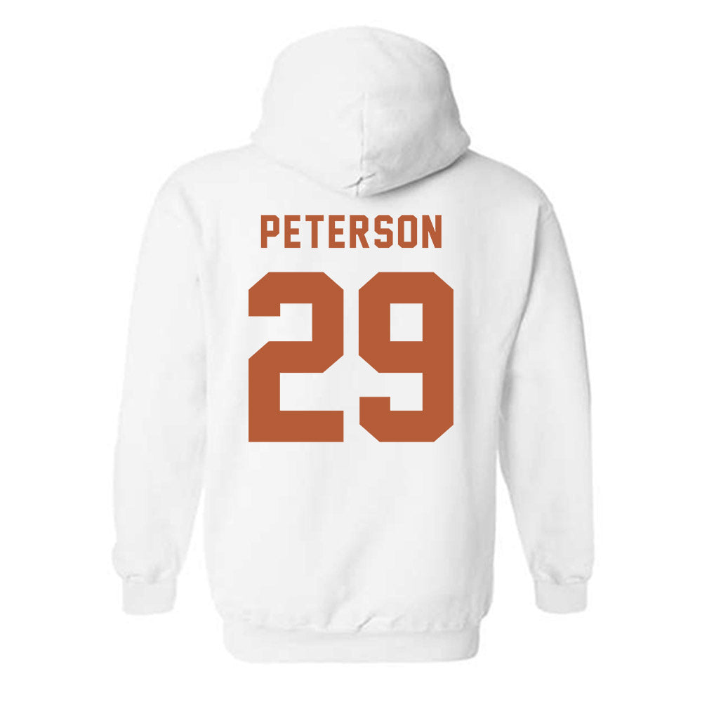 Texas - NCAA Baseball : Blake Peterson - Classic Shersey Hooded Sweatshirt-1