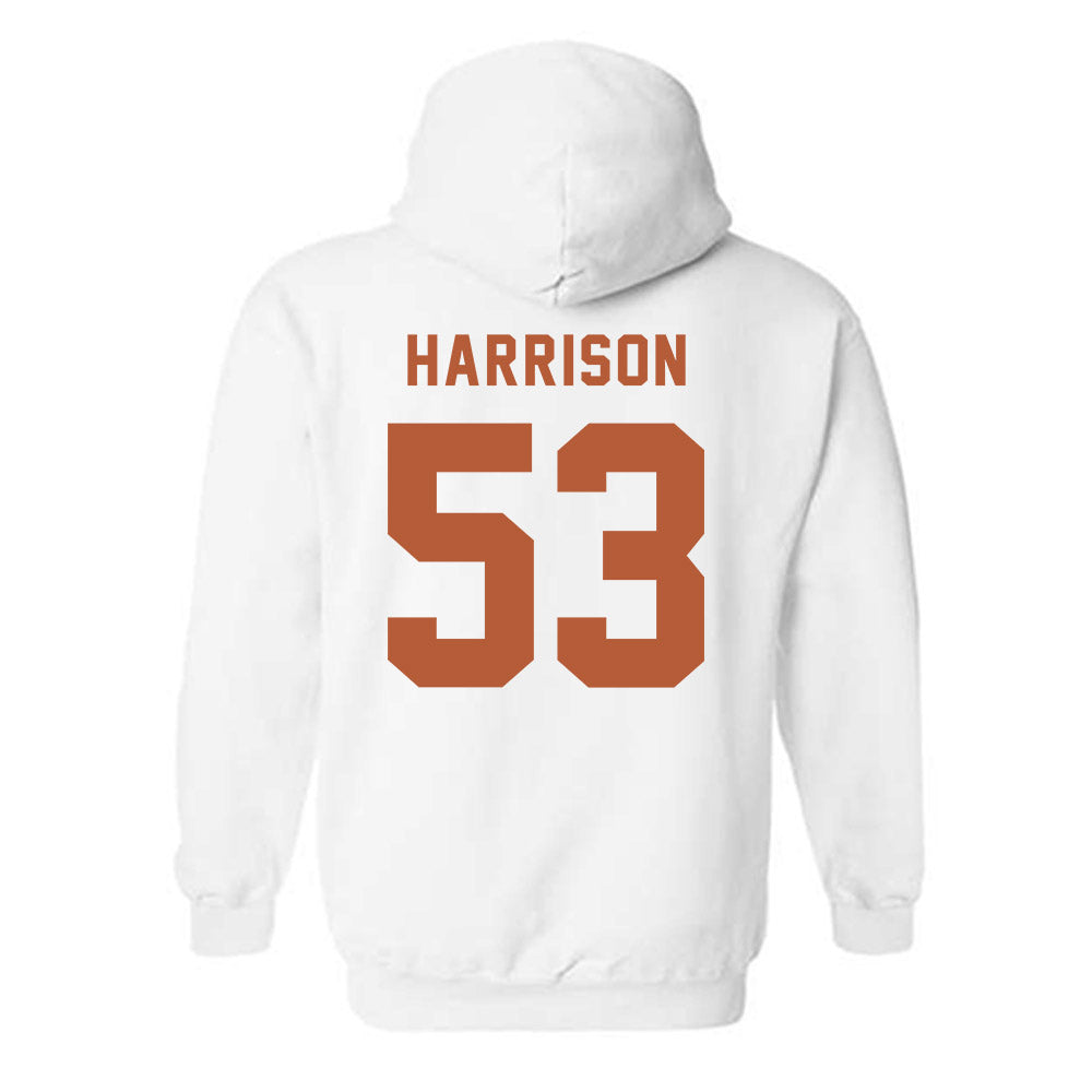 Texas - NCAA Baseball : Luke Harrison - Classic Shersey Hooded Sweatshirt-1