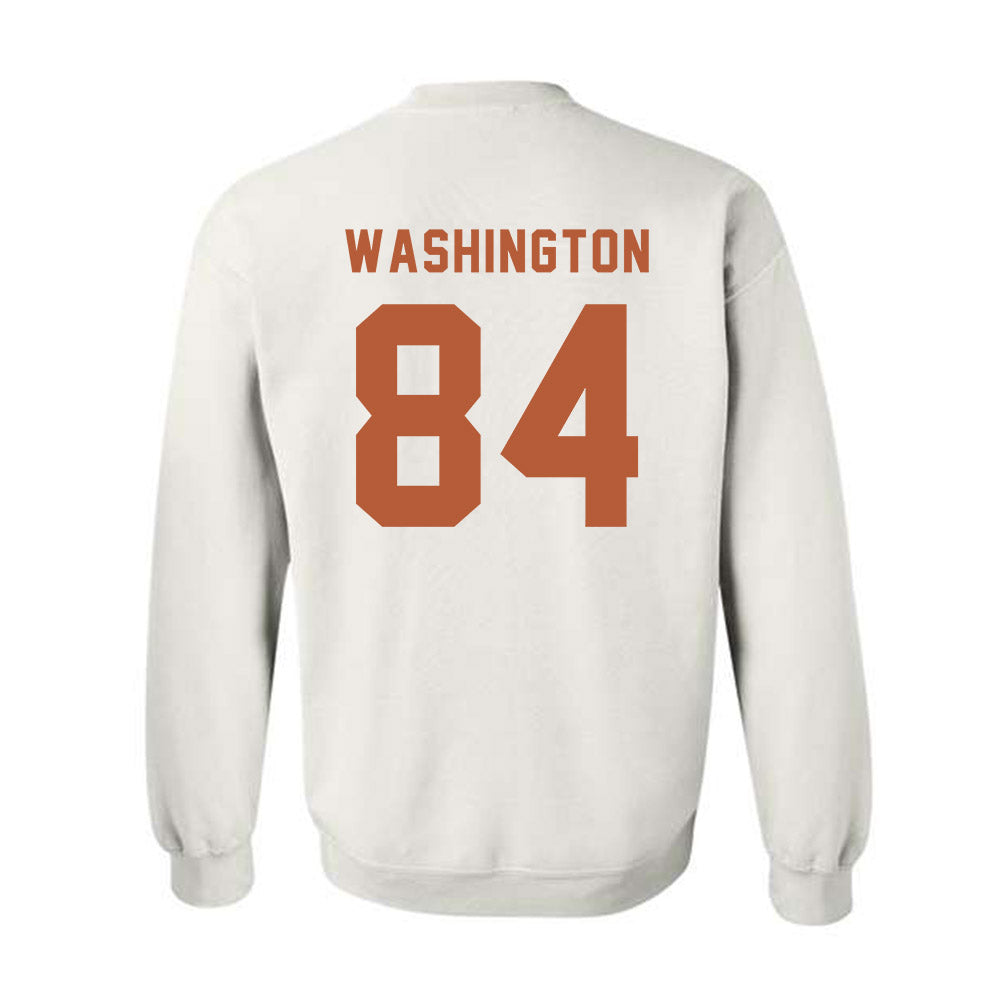 Texas - NCAA Football : Jordan Washington - Classic Shersey Crewneck Sweatshirt-1