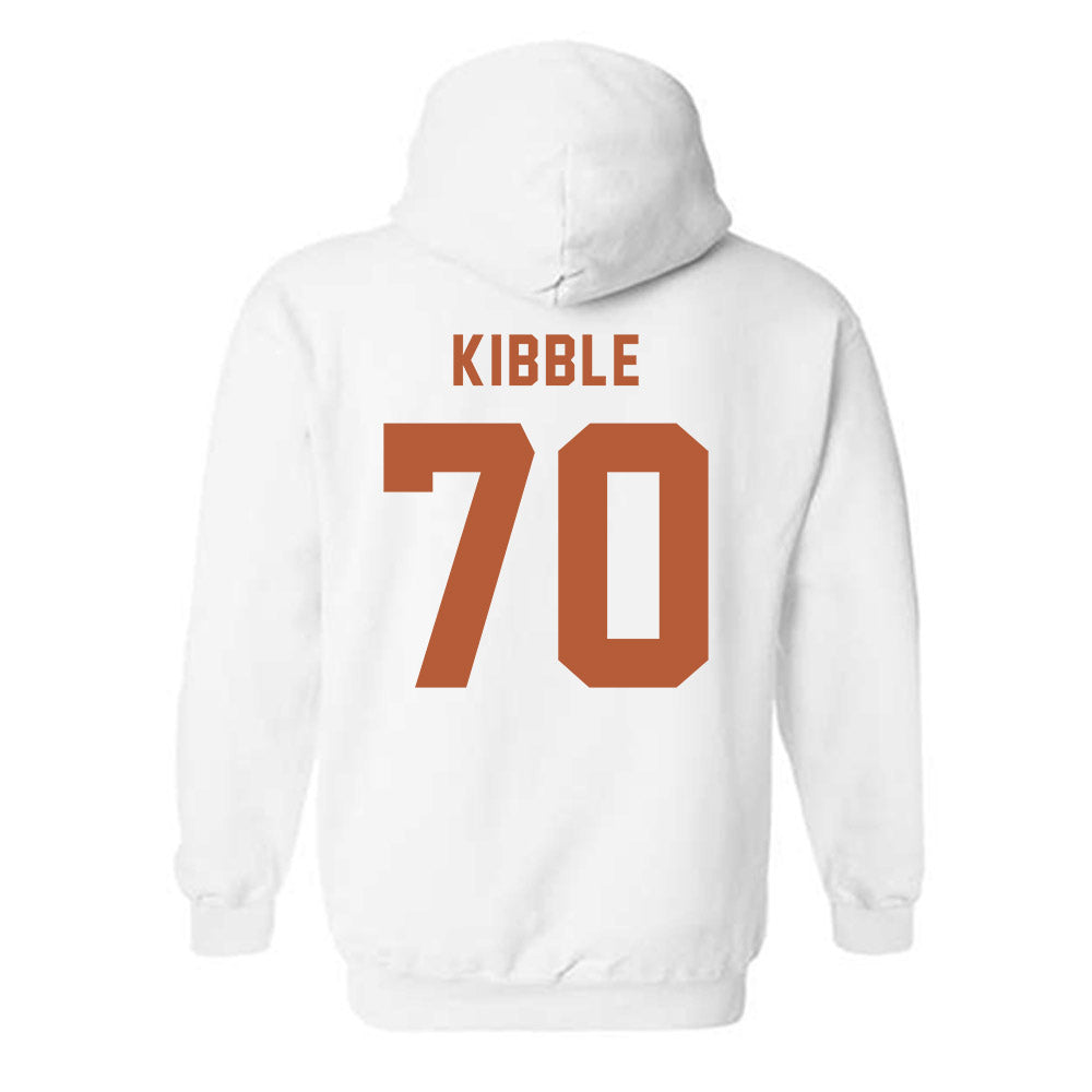 Texas - NCAA Football : Nate Kibble - Classic Shersey Hooded Sweatshirt-1