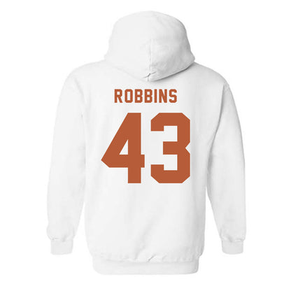 Texas - NCAA Baseball : Aiden Robbins - Classic Shersey Hooded Sweatshirt-3