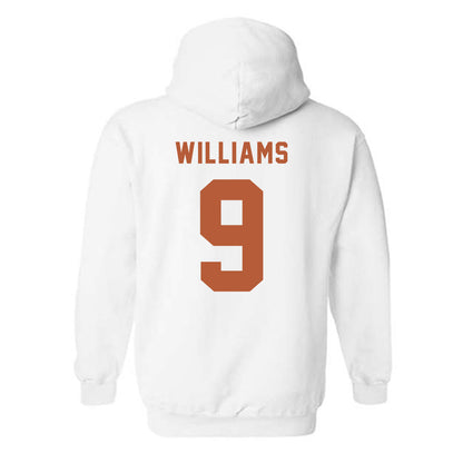 Texas - NCAA Baseball : Jonah Williams - Classic Shersey Hooded Sweatshirt-2