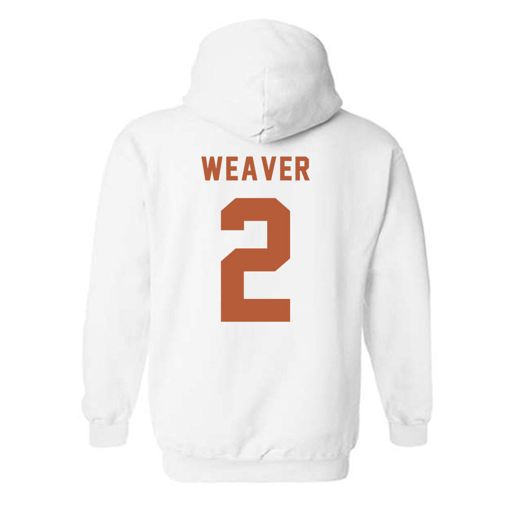 Texas - NCAA Men's Basketball : Chendall Weaver - Classic Shersey Hooded Sweatshirt-1