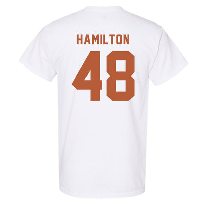Texas - NCAA Baseball : Hudson Hamilton - Classic Shersey T-Shirt-1