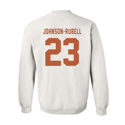 Texas - NCAA Football : Jordon Johnson-Rubell - Classic Shersey Crewneck Sweatshirt-1