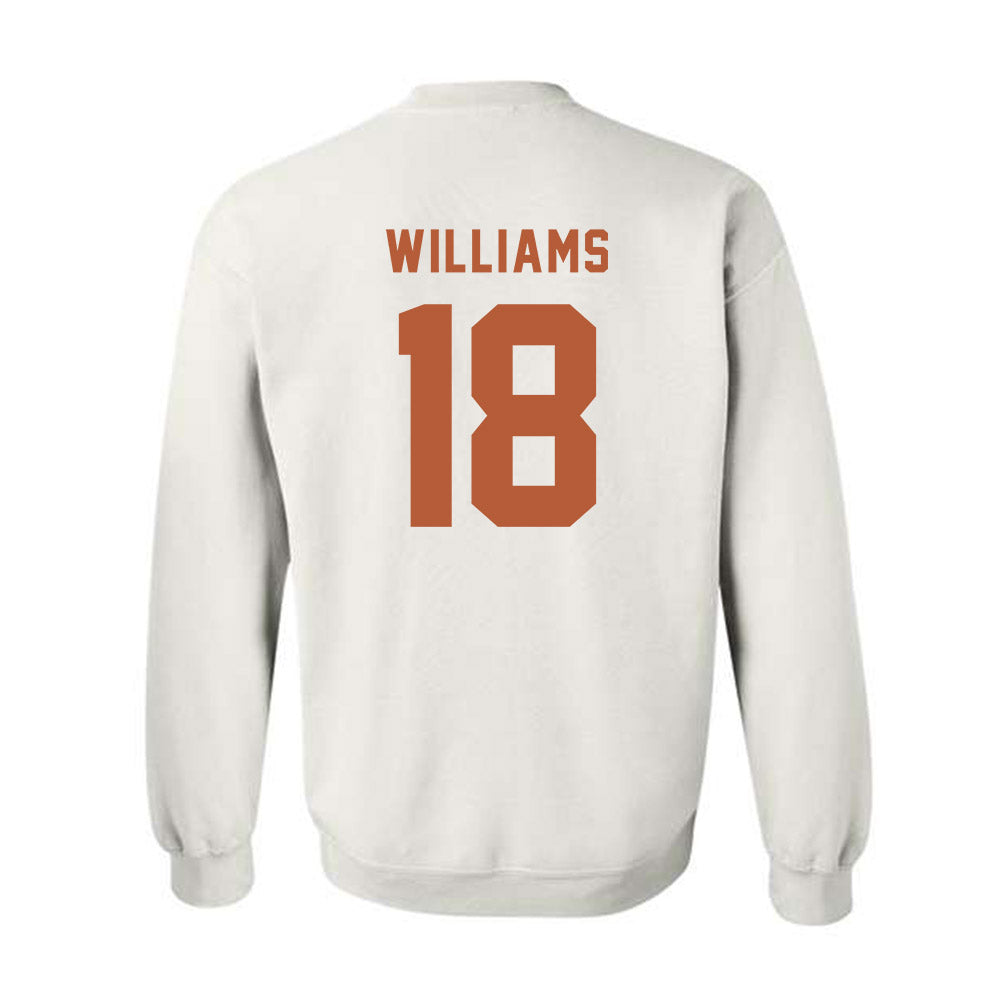 Texas - NCAA Women's Soccer : Kendell Williams - Classic Shersey Crewneck Sweatshirt-1