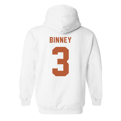Texas - NCAA Women's Volleyball : Rella Binney - Classic Shersey Hooded Sweatshirt-1