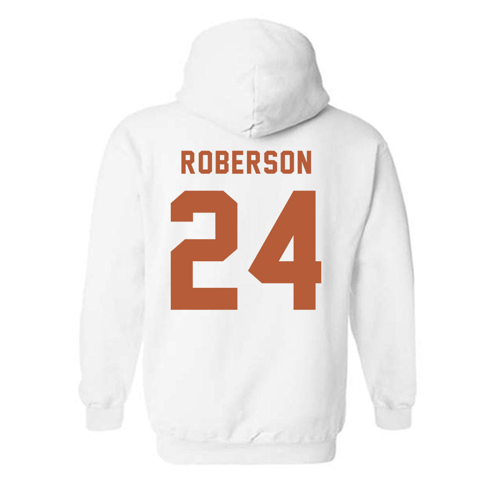 Texas - NCAA Football : Warren Roberson - Classic Shersey Hooded Sweatshirt-1