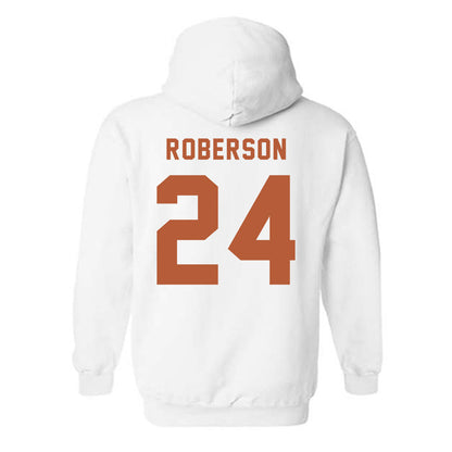 Texas - NCAA Football : Warren Roberson - Classic Shersey Hooded Sweatshirt-1