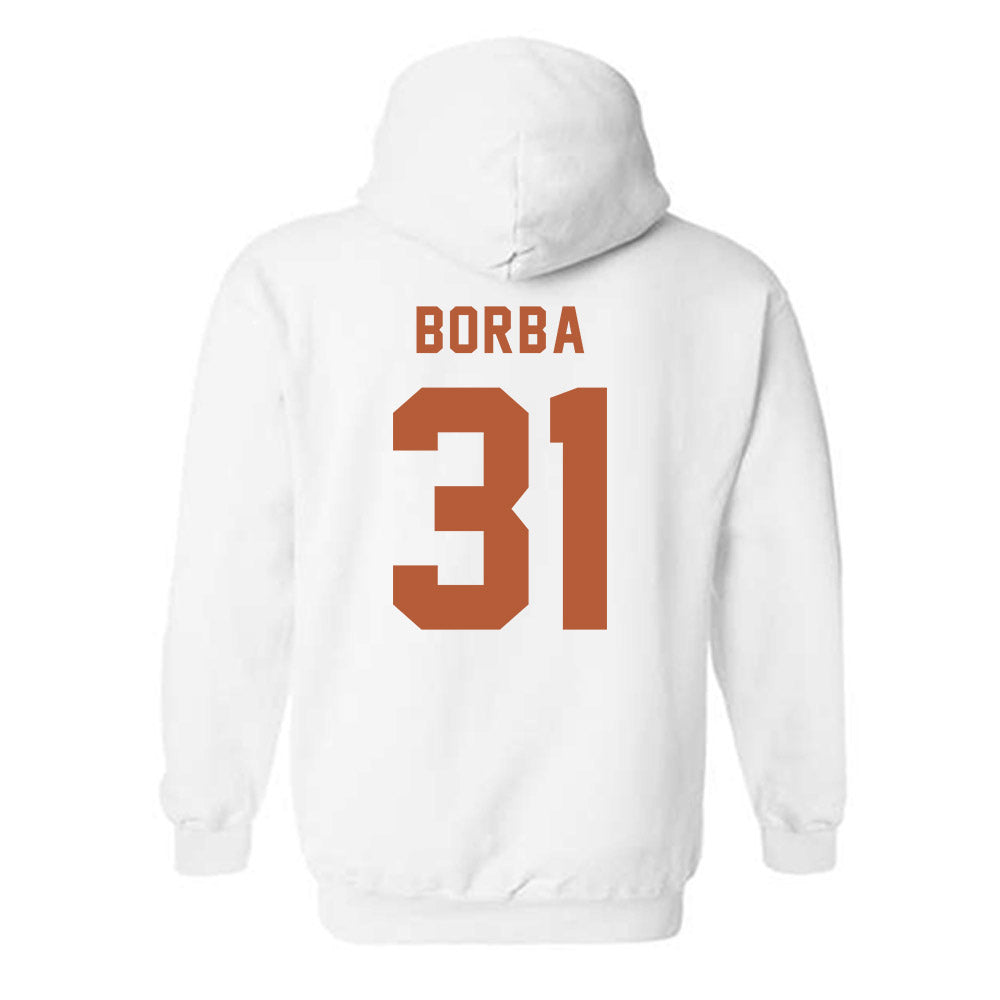 Texas - NCAA Baseball : Casey Borba - Classic Shersey Hooded Sweatshirt-1