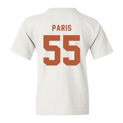 Texas - NCAA Baseball : Jack Paris - Classic Shersey Youth T-Shirt-3