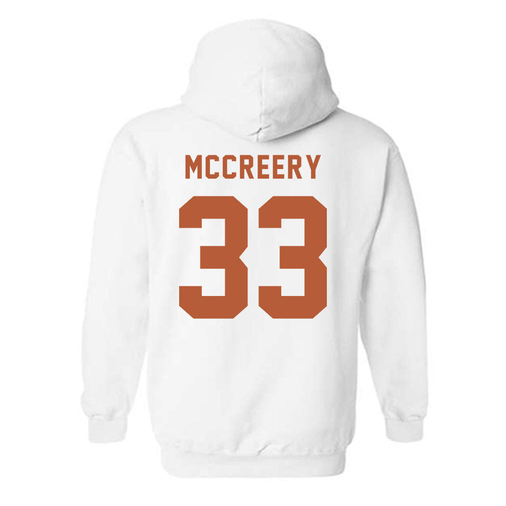 Texas - NCAA Baseball : Connor McCreery - Classic Shersey Hooded Sweatshirt-1