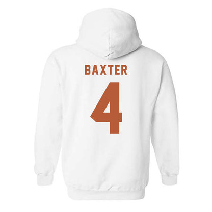 Texas - NCAA Football : CJ Baxter - Classic Shersey Hooded Sweatshirt-1
