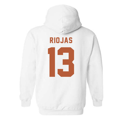 Texas - NCAA Baseball : Ruger Riojas - Classic Shersey Hooded Sweatshirt-1