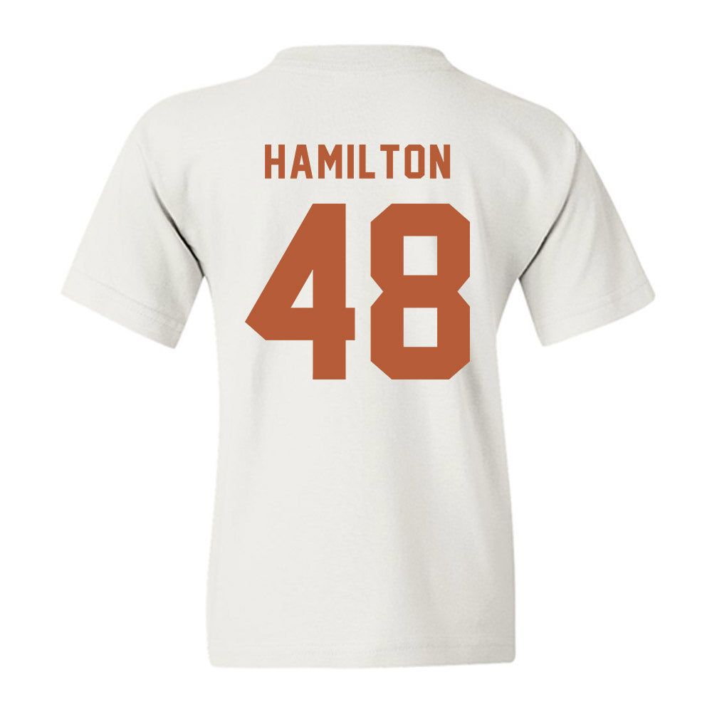 Texas - NCAA Baseball : Hudson Hamilton - Classic Shersey Youth T-Shirt-1