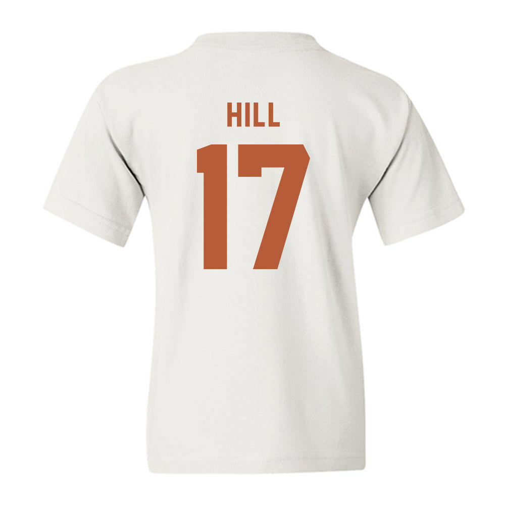 Texas - NCAA Baseball : Will Hill - Classic Shersey Youth T-Shirt-2