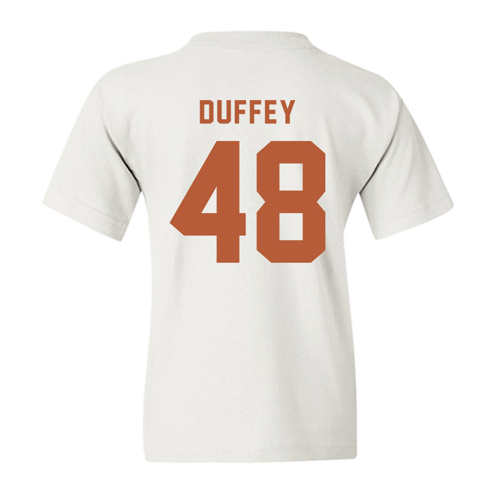 Texas - NCAA Football : Jackson Duffey - Classic Shersey Youth T-Shirt-1