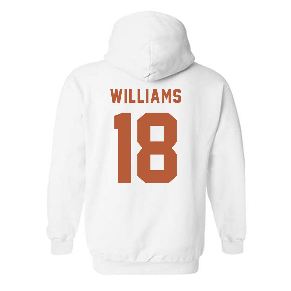 Texas - NCAA Women's Soccer : Kendell Williams - Classic Shersey Hooded Sweatshirt-1