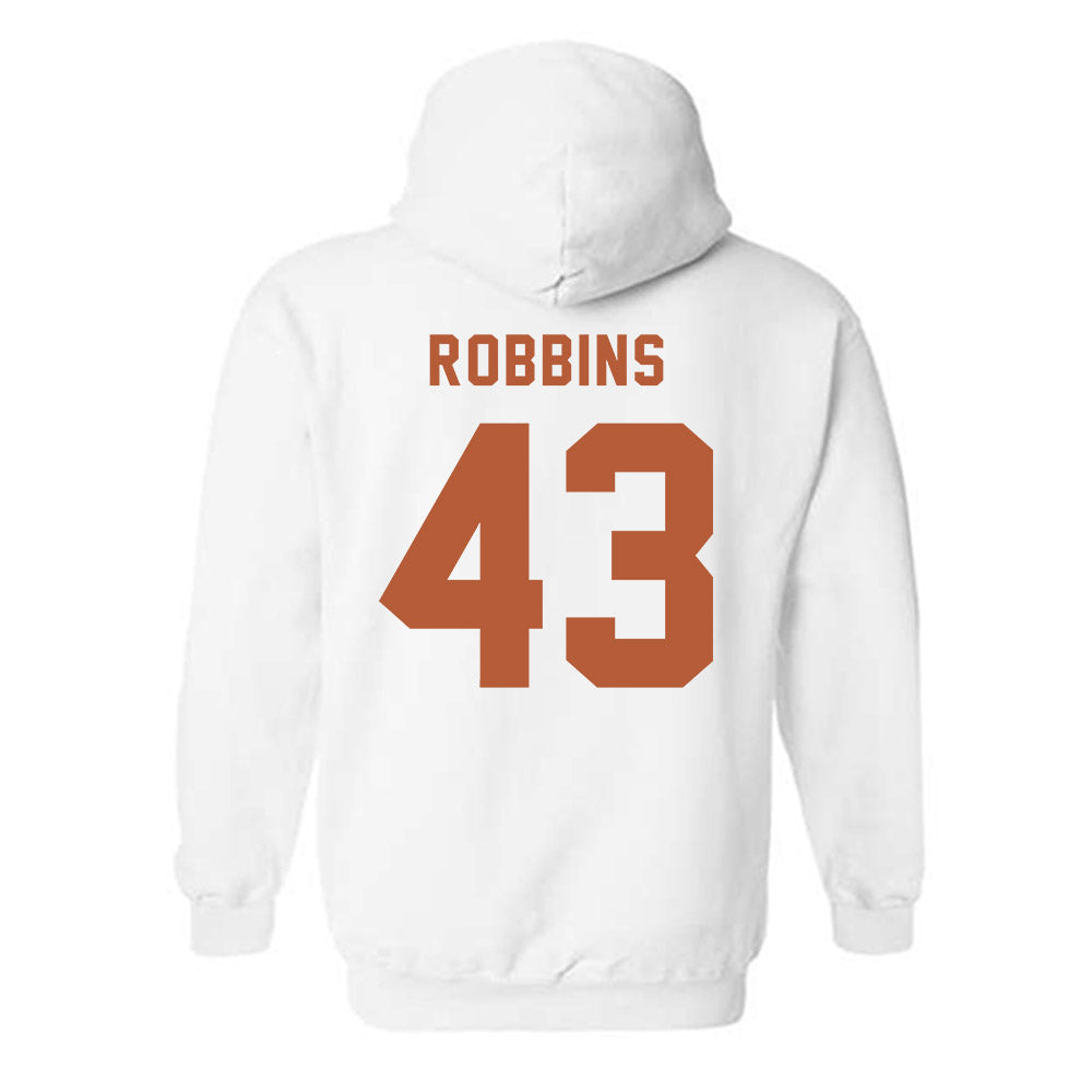 Texas - NCAA Baseball : Aiden Robbins - Classic Shersey Hooded Sweatshirt-2
