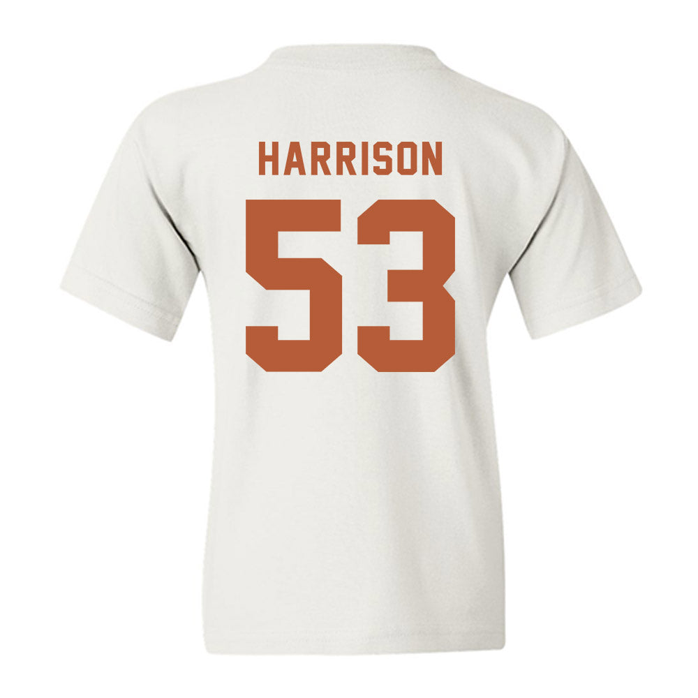 Texas - NCAA Baseball : Luke Harrison - Classic Shersey Youth T-Shirt-1