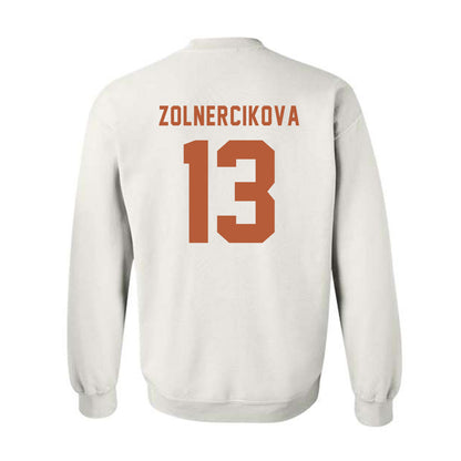 Texas - NCAA Beach Volleyball : Karin Zolnercikova - Classic Shersey Crewneck Sweatshirt-1