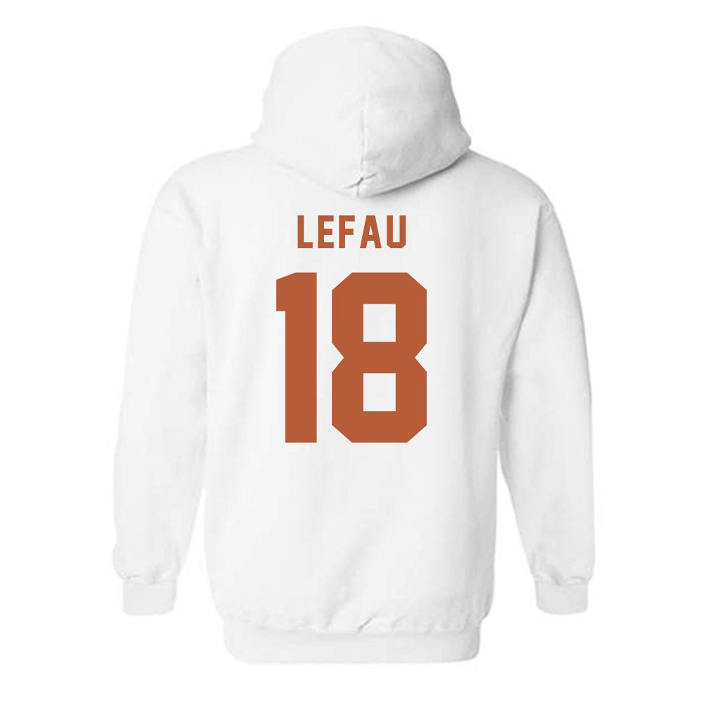 Texas - NCAA Football : Liona Lefau - Classic Shersey Hooded Sweatshirt-1