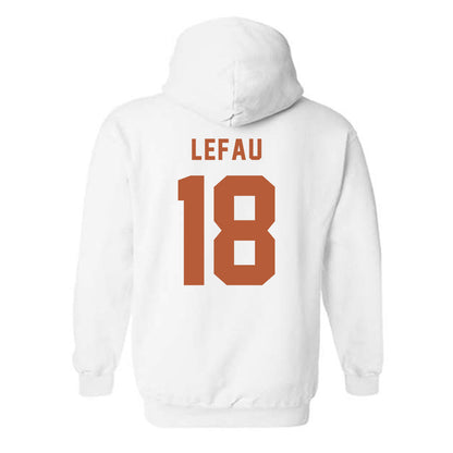 Texas - NCAA Football : Liona Lefau - Classic Shersey Hooded Sweatshirt-1