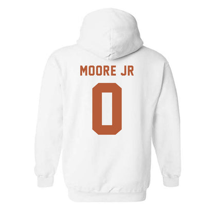 Texas - NCAA Football : Deandre Moore Jr - Classic Shersey Hooded Sweatshirt-1