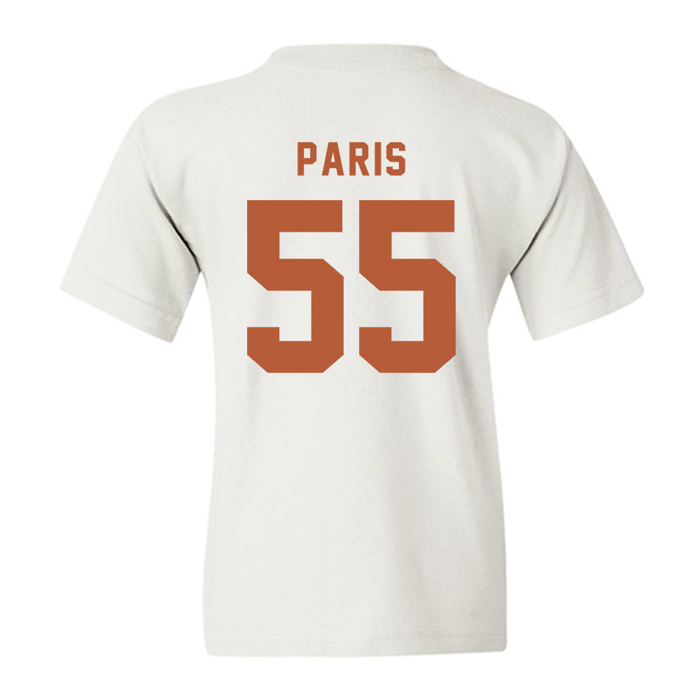 Texas - NCAA Baseball : Jack Paris - Classic Shersey Youth T-Shirt-2