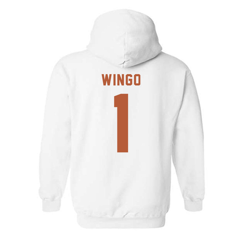 Texas - NCAA Football : Ryan Wingo - Classic Shersey Hooded Sweatshirt-1