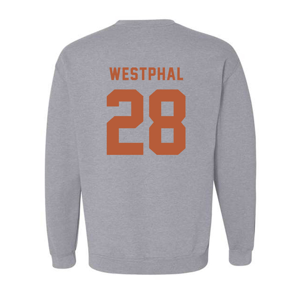 Texas - NCAA Baseball : Grady Westphal - Classic Shersey Crewneck Sweatshirt-1