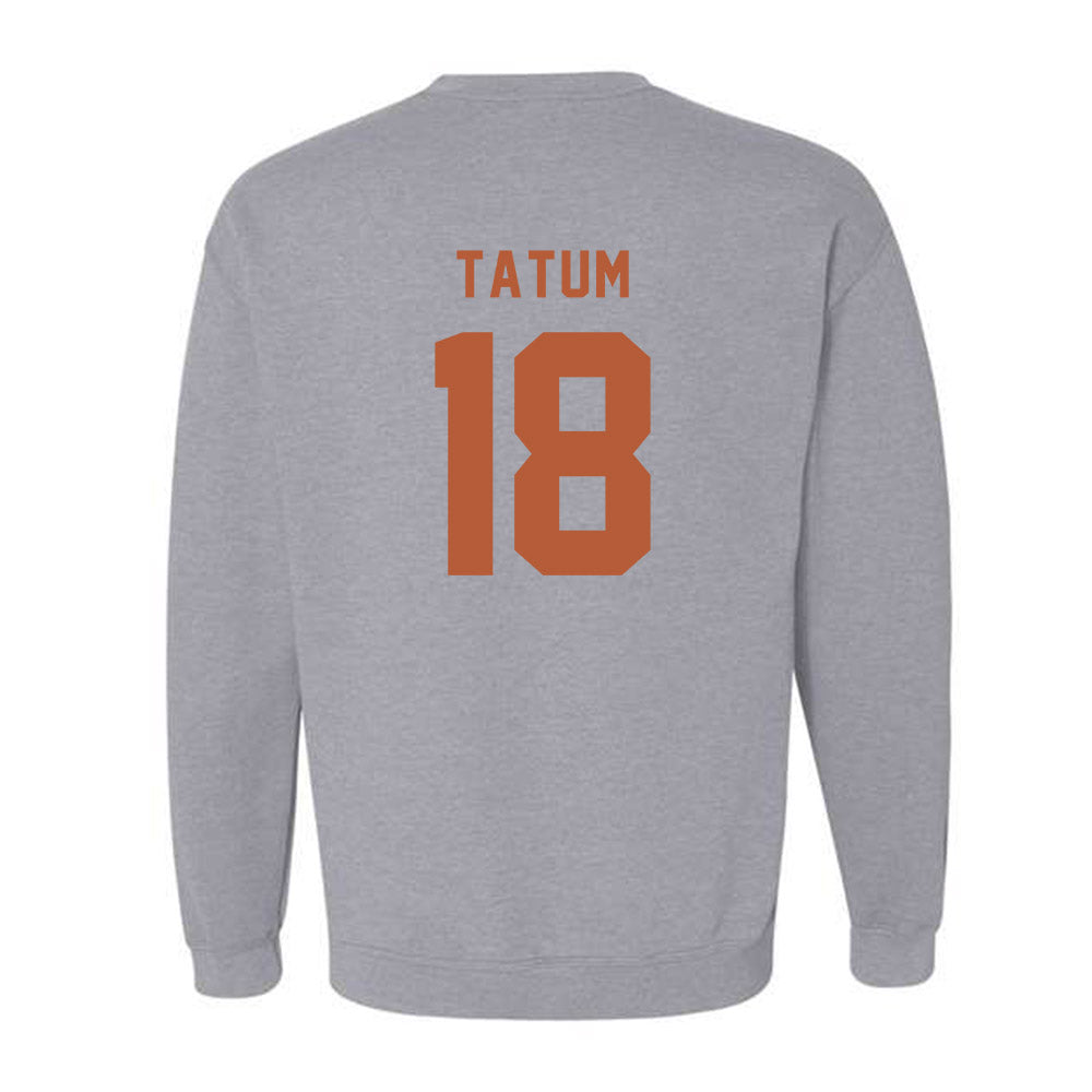 Texas - NCAA Football : Joe Tatum - Classic Shersey Crewneck Sweatshirt-1