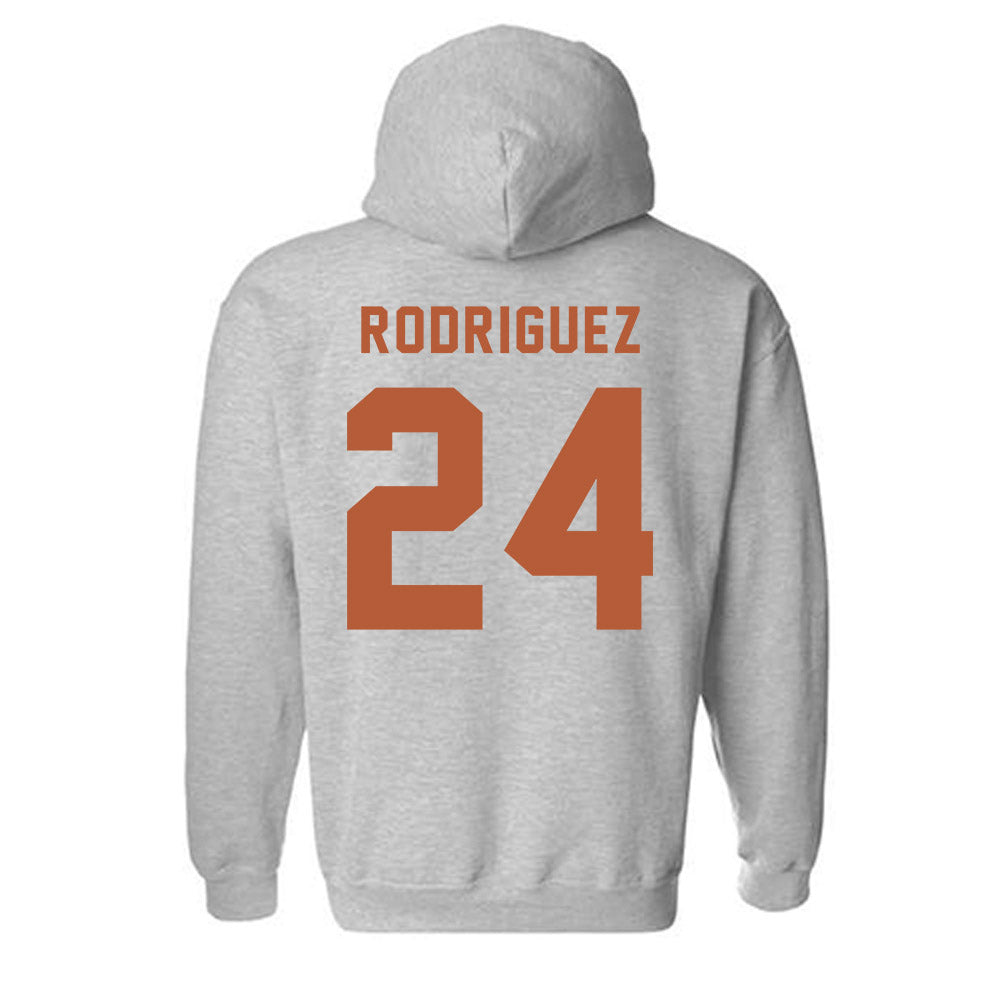 Texas - NCAA Baseball : Adrian Rodriguez - Classic Shersey Hooded Sweatshirt-1