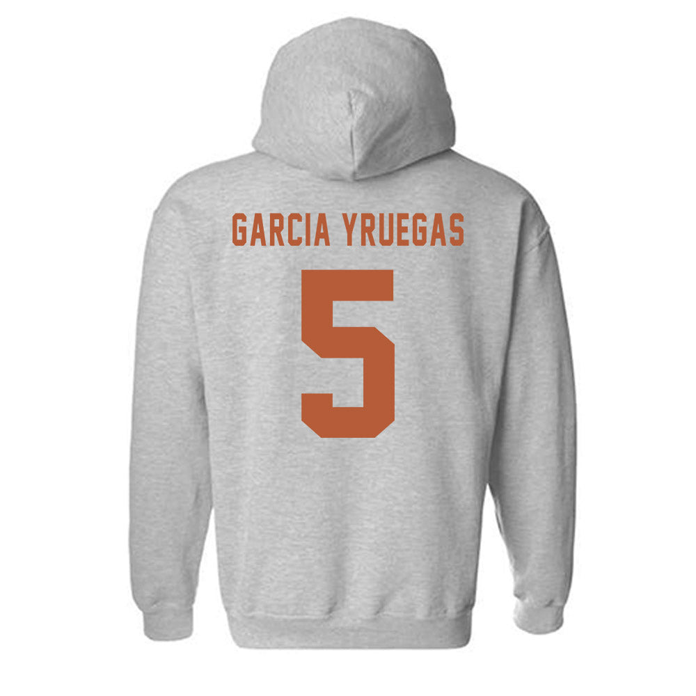 Texas - NCAA Baseball : Felix Garcia Yruegas - Classic Shersey Hooded Sweatshirt-1