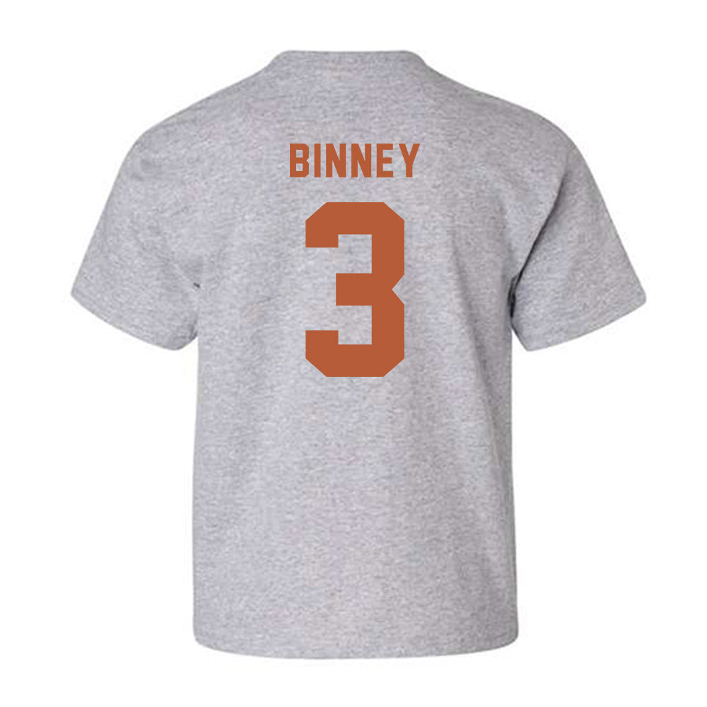 Texas - NCAA Women's Volleyball : Rella Binney - Classic Shersey Youth T-Shirt-1