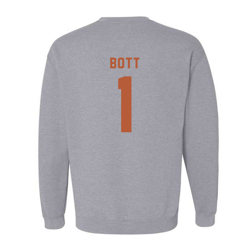 Texas - NCAA Men's Basketball : Cole Bott - Classic Shersey Crewneck Sweatshirt-1