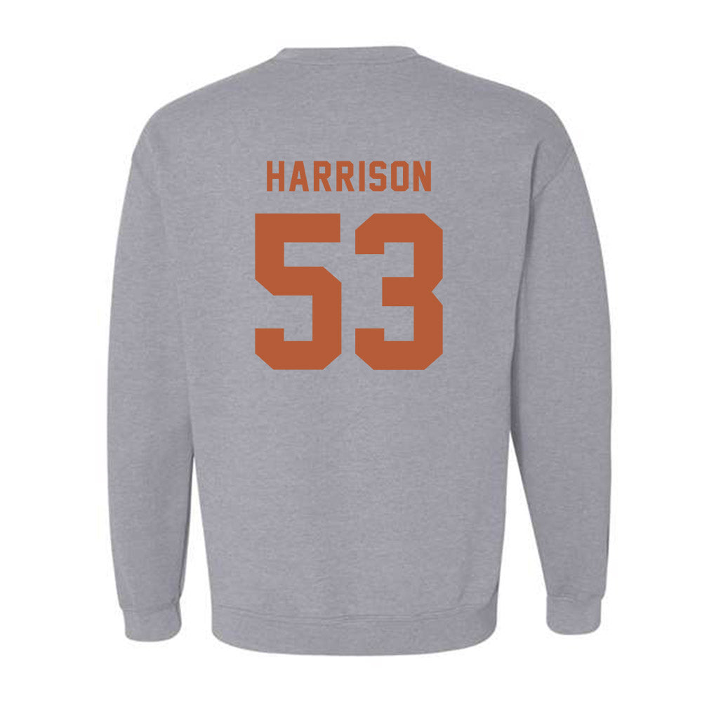 Texas - NCAA Baseball : Luke Harrison - Classic Shersey Crewneck Sweatshirt-1