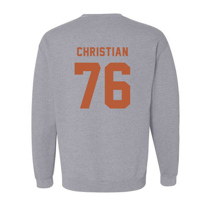 Texas - NCAA Football : Jackson Christian - Classic Shersey Crewneck Sweatshirt-1