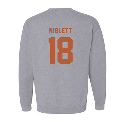 Texas - NCAA Football : Ryan Niblett - Classic Shersey Crewneck Sweatshirt-1