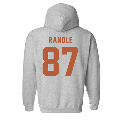 Texas - NCAA Football : Will Randle - Classic Shersey Hooded Sweatshirt-1