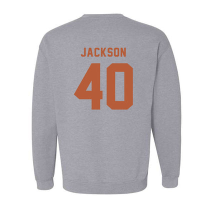 Texas - NCAA Football : Lance Jackson - Classic Shersey Crewneck Sweatshirt-1