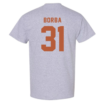 Texas - NCAA Baseball : Casey Borba - Classic Shersey T-Shirt-1